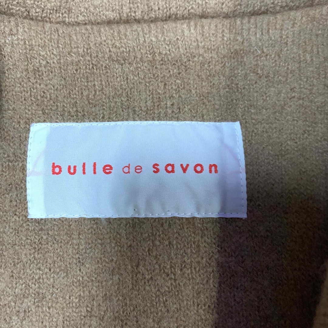 bulle de savon(ビュルデサボン)のbulle de savon ビュルデサボン ショート丈コート ブルゾンゆったり レディースのジャケット/アウター(ブルゾン)の商品写真