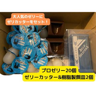 KBファーム　プロゼリー16g 20個&ゼリースプリッター1個&樹脂製餌皿2個(虫類)