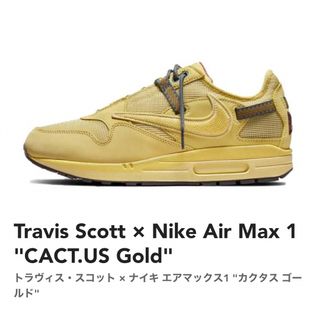 ナイキ(NIKE)の★NIKE Travis Scott AIR MAX 1 US9 27.0cm(スニーカー)