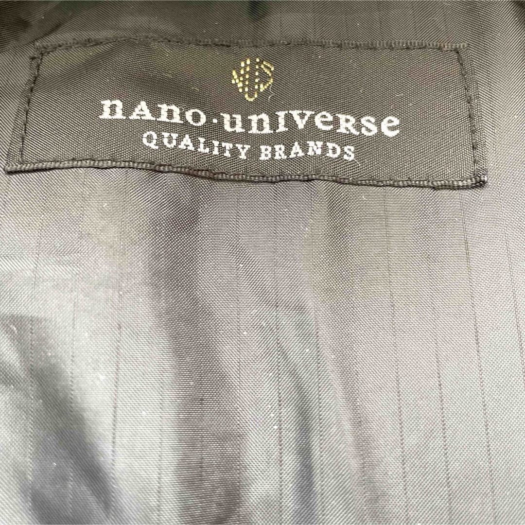 nano・universe(ナノユニバース)の【美品】ナノユニバース　ウールダウンジャケット　フードファー レディースのジャケット/アウター(ダウンコート)の商品写真