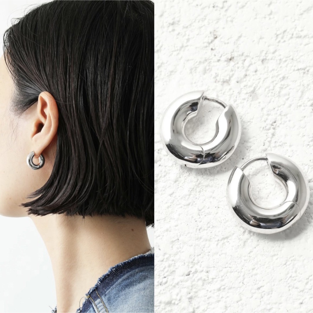 TOM WOOD(トムウッド)のTOMWOOD トムウッドChunky Hoops チャンキー フープ ピアス メンズのアクセサリー(ピアス(両耳用))の商品写真