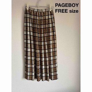 ページボーイ(PAGEBOY)のPAGEBOY ページボーイ　プリーツスカート(ロングスカート)