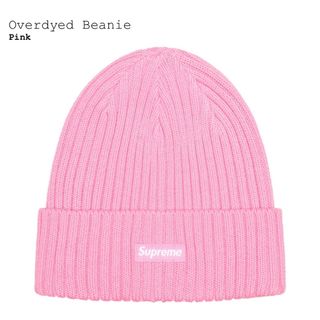 シュプリーム(Supreme)のSupreme 23SS Overdyed Beanie "Pink"(ニット帽/ビーニー)