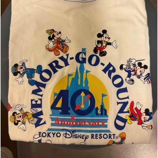 ディズニー(Disney)の【未使用】ディズニーランド　40周年　メモリーゴーラウンド　Tシャツ(キャラクターグッズ)