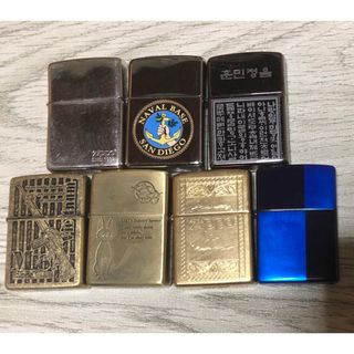 ジッポー(ZIPPO)のzippo 7点まとめ売り　ジャンク品(タバコグッズ)