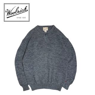 ウールリッチ(WOOLRICH)の"Woolrich" 90's〜 ヘンリーネック ニット セーター(ニット/セーター)