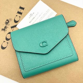 コーチ(COACH)の【COACH☆新品】ウィン スモール ウォレット！グリーン！折り財布！希少！(財布)