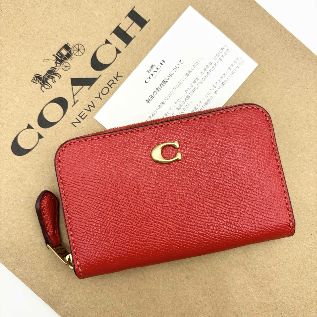 【COACH☆新品】スモール ジップ アラウンド カード ケース！コインケース！ | フリマアプリ ラクマ