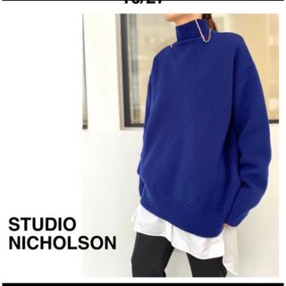 アパルトモンドゥーズィエムクラス(L'Appartement DEUXIEME CLASSE)の【STUDIO NICHOLSON】5GG HIGH COLLAR KNIT(ニット/セーター)