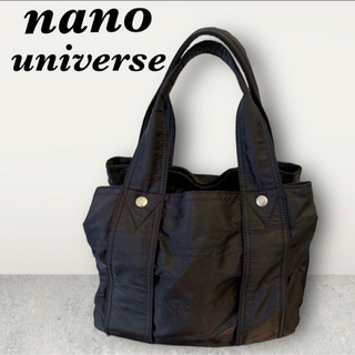 ナノユニバース(nano・universe)のnano・universe ナノユニバース ナイロン トートバッグ ブラック(トートバッグ)