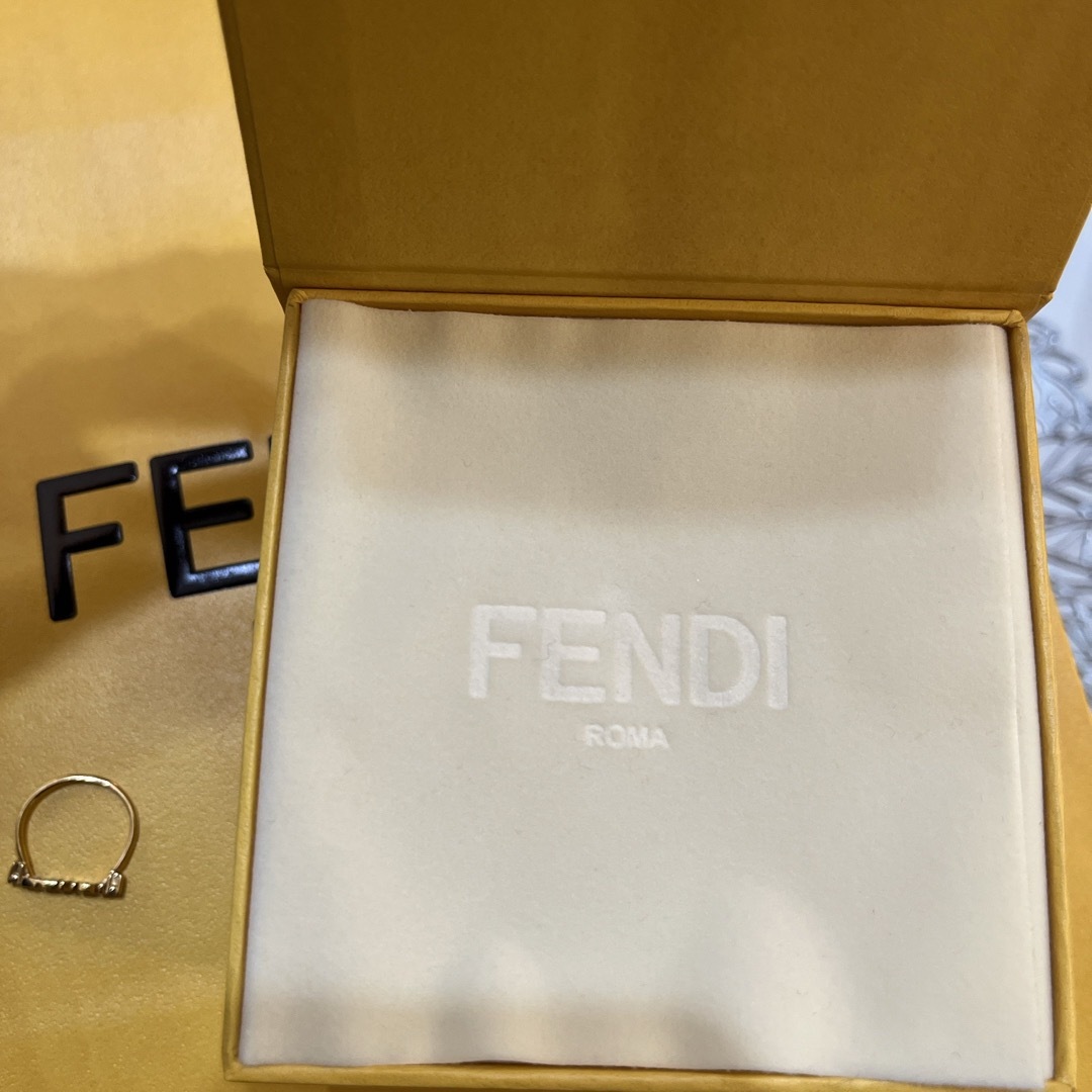 FENDI(フェンディ)のFENDI ゴールドリング Sサイズ レディースのアクセサリー(リング(指輪))の商品写真