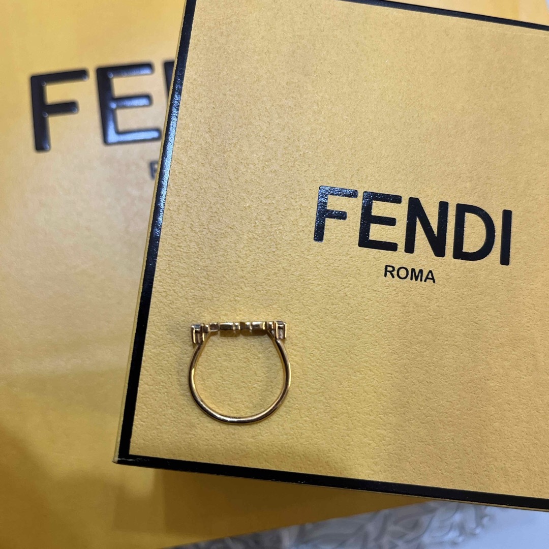 FENDI(フェンディ)のFENDI ゴールドリング Sサイズ レディースのアクセサリー(リング(指輪))の商品写真