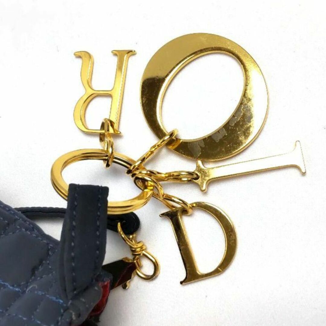 Christian Dior(クリスチャンディオール)の★クリーニング済★ディオール ショルダーバッグ　カナージュ 紺　ヴィンテージ レディースのバッグ(ショルダーバッグ)の商品写真