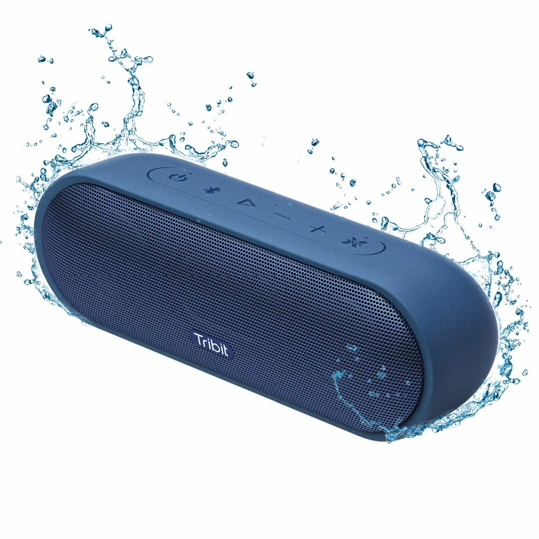 オーディオ機器【色: ブルー】【最新型】 Tribit MaxSound Plus bluet