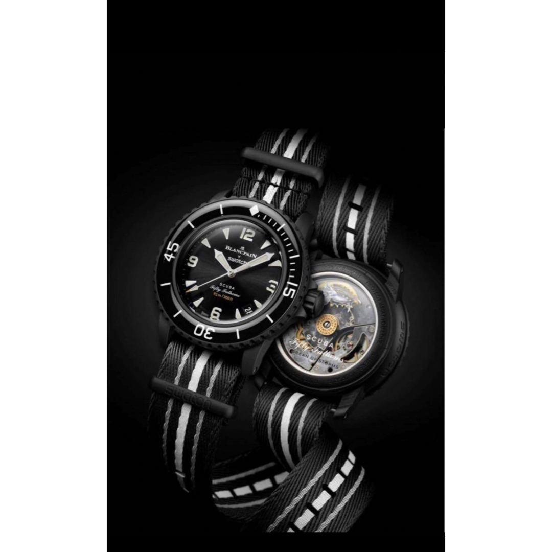 Blancpain x Swatch OCEAN OF STORMS144mmラグ間の距離