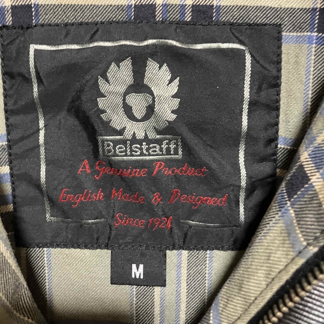 BELSTAFF(ベルスタッフ)のZ1033ベルスタッフ シングルライダースジャケットワンポイントロゴUK メンズのジャケット/アウター(ライダースジャケット)の商品写真