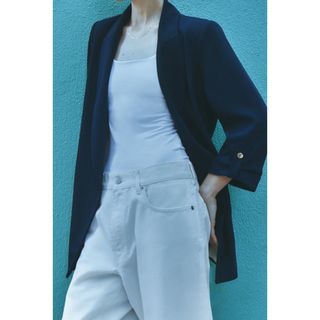 ザラ(ZARA)の新品未使用　ロールアップスリーブブレザー(テーラードジャケット)