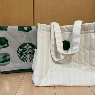 スターバックスコーヒー(Starbucks Coffee)のスタバ福袋 2024 トートバッグ、ピクニックマット(日用品/生活雑貨)