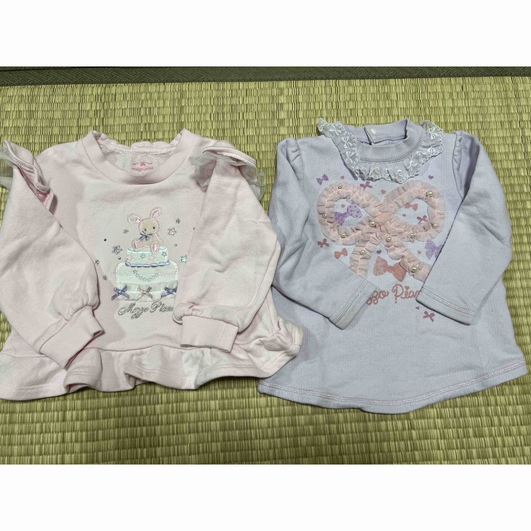 mezzo piano(メゾピアノ)のメゾピアノ　90サイズセット キッズ/ベビー/マタニティのキッズ服女の子用(90cm~)(Tシャツ/カットソー)の商品写真