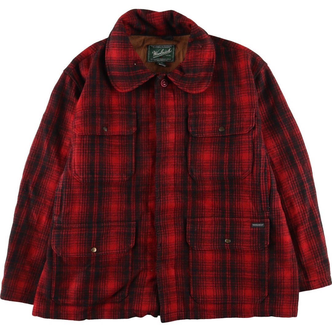 古着 ウールリッチ WOOLRICH マッキーノジャケット チェック柄 ウールハンティングジャケット メンズXXL /eaa409698 |  フリマアプリ ラクマ