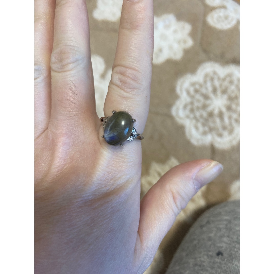 【美品新品未使用】パワーストーン　天然石　リング　指輪【フリーサイズ７点セット】 レディースのアクセサリー(リング(指輪))の商品写真