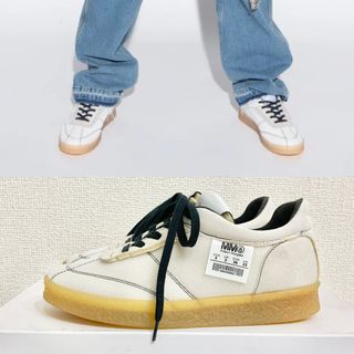 マルタンマルジェラ(Maison Martin Margiela)の【新品箱付き】白 スニーカー マルジェラ Maison Margiela MM6(スニーカー)