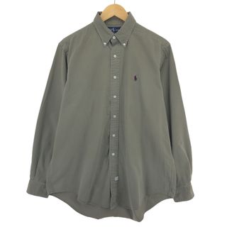 ラルフローレン(Ralph Lauren)の古着 ラルフローレン Ralph Lauren 長袖 ボタンダウンシャツ メンズL /eaa408669(シャツ)