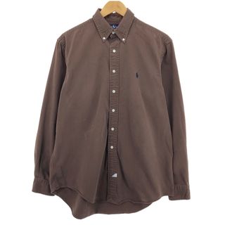 ラルフローレン(Ralph Lauren)の古着 ラルフローレン Ralph Lauren 長袖 ボタンダウンシャツ メンズL /eaa408674(シャツ)