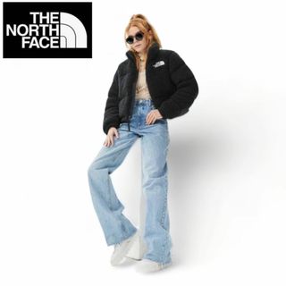 ザノースフェイス(THE NORTH FACE)のノースフェイス ボアパイル ヌプシジャケット XXL ブラック ダウンジャケット(ダウンジャケット)