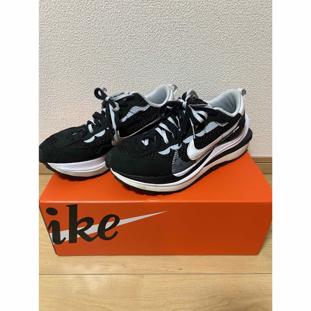 メンズsakai×NIKE vapor waffle BLACK and WHITE