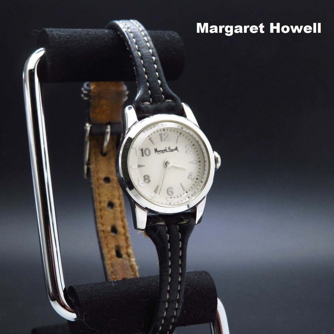 MARGARET HOWELL(マーガレットハウエル)のMargaret howell 腕時計 白文字盤 2針 レディースのファッション小物(腕時計)の商品写真