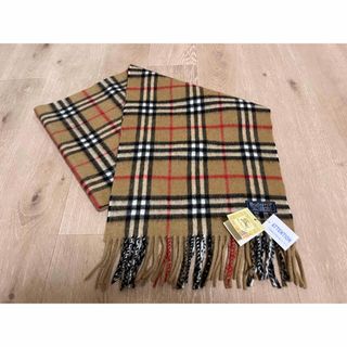 BURBERRY - BURBERRY バーバリー マフラー カシミア100％ タグ付き未