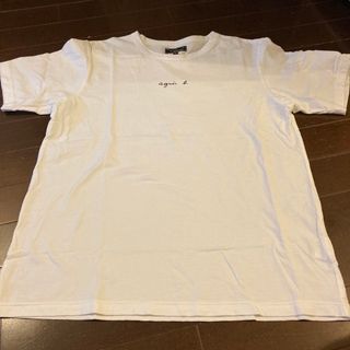 アニエスベー(agnes b.)のアニエスベー　半袖Tシャツ　M 白(Tシャツ(半袖/袖なし))