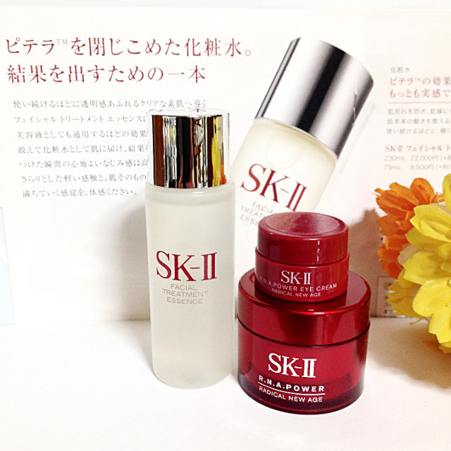 SK-II(エスケーツー)のSK-Ⅱ 3点セット 化粧水・乳液・アイクリーム  新品  オマケ付き コスメ/美容のスキンケア/基礎化粧品(アイケア/アイクリーム)の商品写真