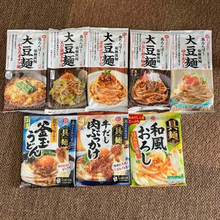 キッコーマン(キッコーマン)の☆ 大豆麺＆具麺セット(大豆麺 5種 / 具麺 3種)(麺類)