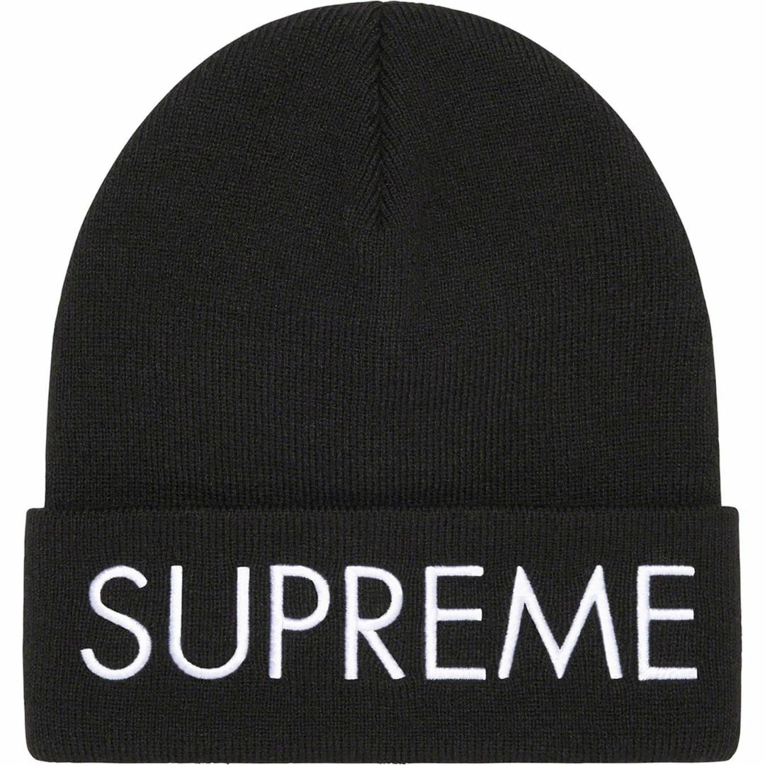 Supreme(シュプリーム)のSupreme Capital Beanie キャピタル ビーニー ブラック メンズの帽子(ニット帽/ビーニー)の商品写真