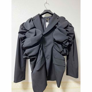 コムデギャルソン(COMME des GARCONS)のコムデギャルソン　シングルギャザージャケット(テーラードジャケット)