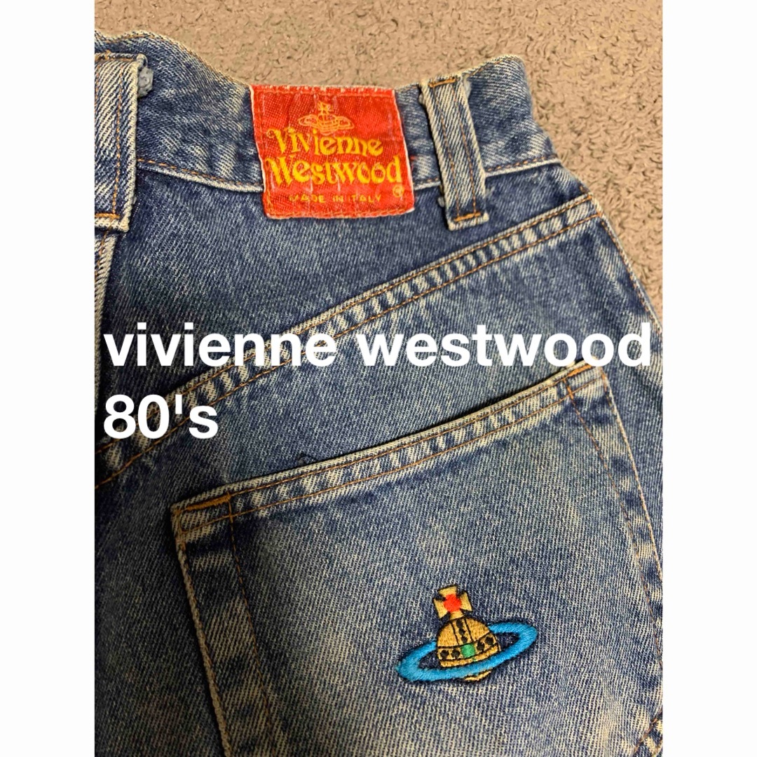 Vivienne Westwood(ヴィヴィアンウエストウッド)のvivienne westwood 80's デニムパンツ vintage レディースのパンツ(デニム/ジーンズ)の商品写真