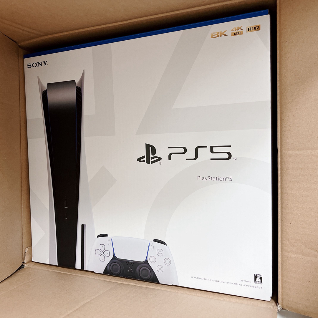 PlayStation(プレイステーション)のPlayStation5 エンタメ/ホビーのゲームソフト/ゲーム機本体(家庭用ゲーム機本体)の商品写真