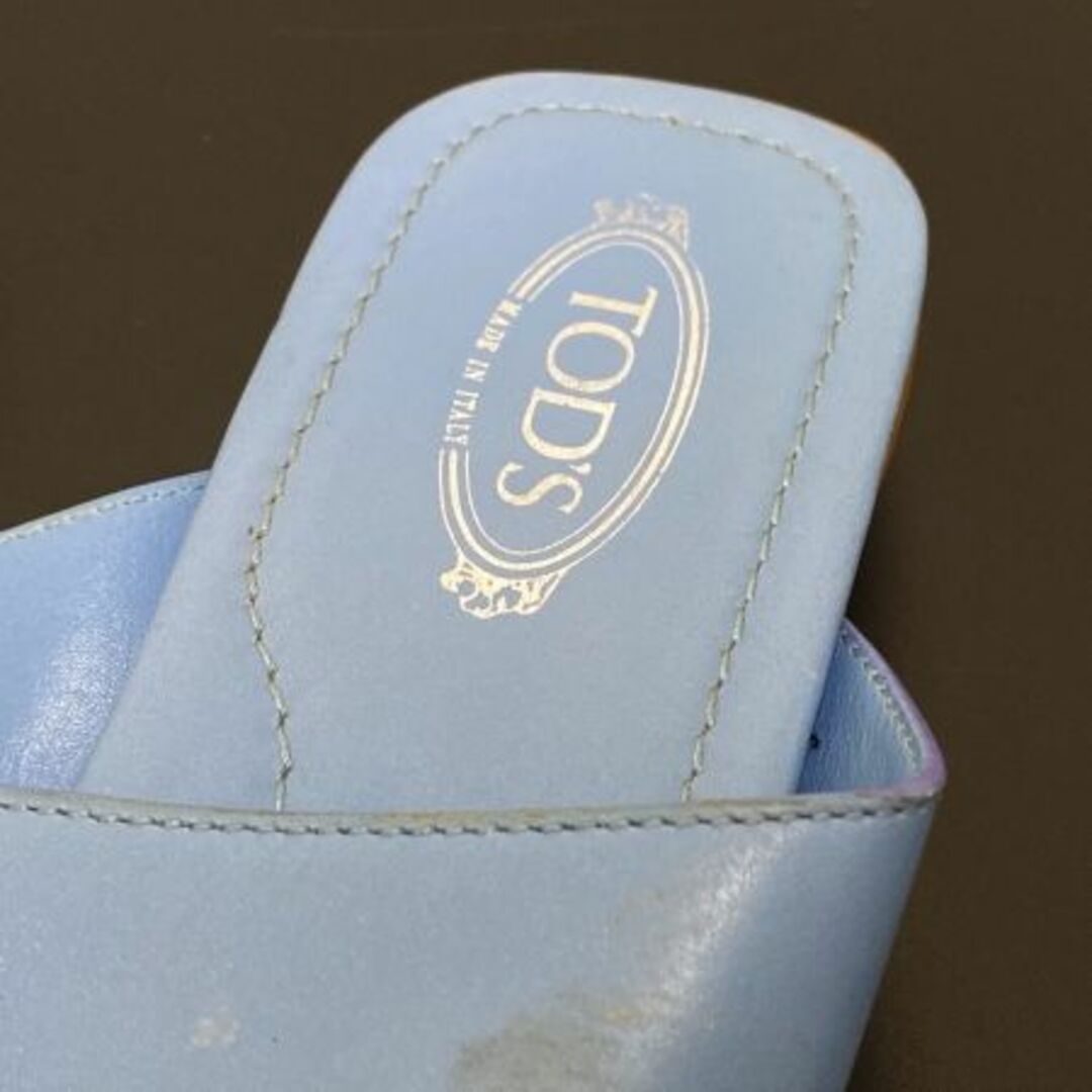 TOD'S(トッズ)のトッズ サンダル TOD'S レディース ブルー サイズ 34 約22.0cm レディースの靴/シューズ(サンダル)の商品写真