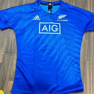 アディダス(adidas)のadidas ALL BLACKS ラグビー トレーニングウェア Oサイズ 新品(Tシャツ/カットソー(半袖/袖なし))