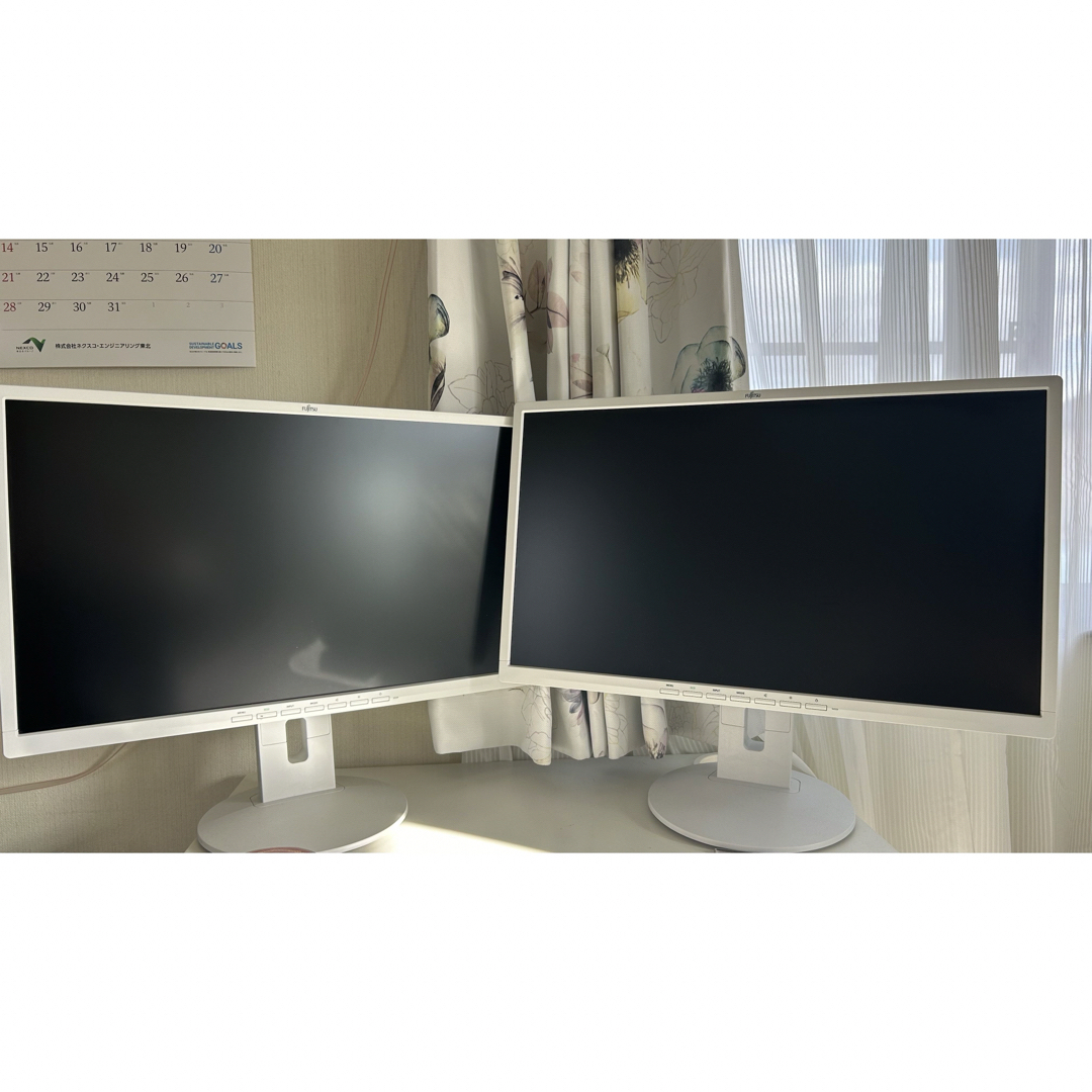 スマホ/家電/カメラ富士通 Fujitsu 液晶モニター 2台セット VL-B24-8T 23.8