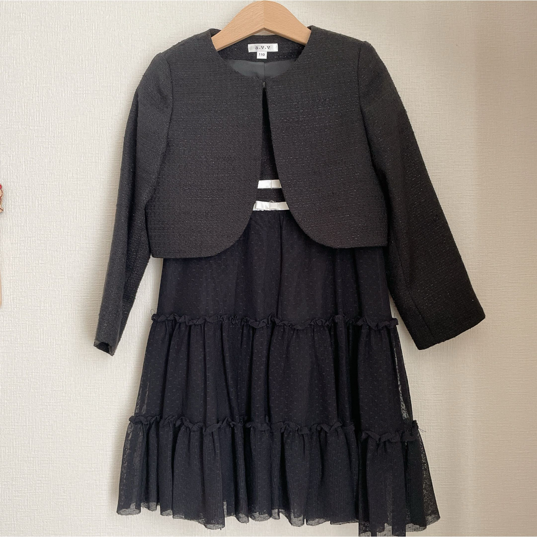 a.v.v(アーヴェヴェ)のa.v.v セレモニードレス フォーマル 110 キッズ/ベビー/マタニティのキッズ服女の子用(90cm~)(ドレス/フォーマル)の商品写真