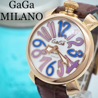 ガガミラノ(GaGa MILANO)の448 GaGa MILANO ガガミラノ時計　メンズ腕時計　マヌアーレ40(腕時計(アナログ))