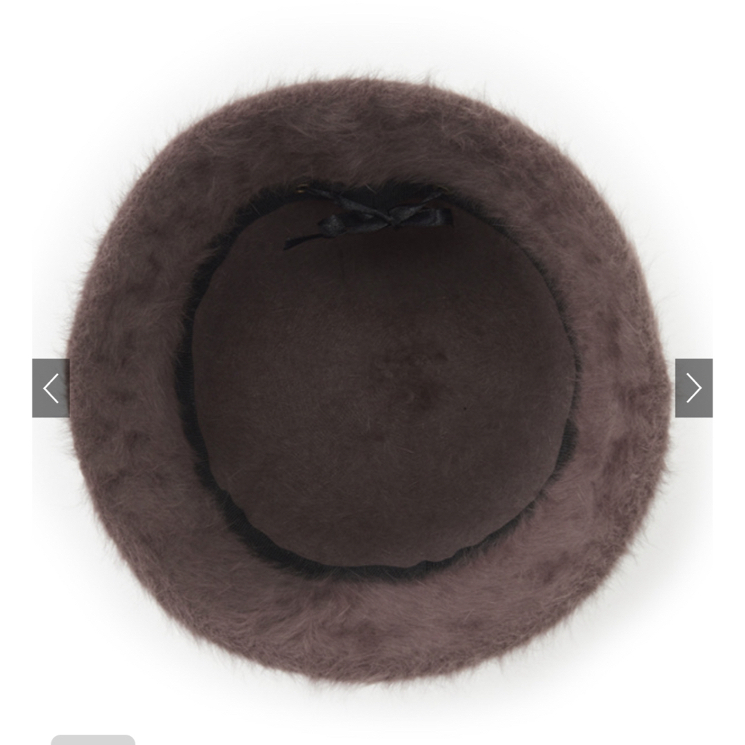 GRL(グレイル)の【送料込】グレイルGRL ファーバケットハット[dd322]黒色 レディースの帽子(ハット)の商品写真