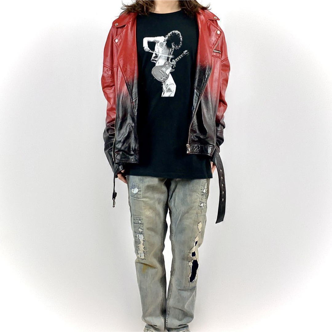 新品 レッドツェッペリン ジミーペイジ ギタリスト レスポール バンド ロンT メンズのトップス(Tシャツ/カットソー(七分/長袖))の商品写真