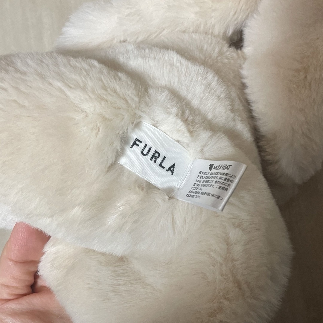 Furla(フルラ)のFURLA🩵🫧ファーマフラー☺️ レディースのファッション小物(マフラー/ショール)の商品写真