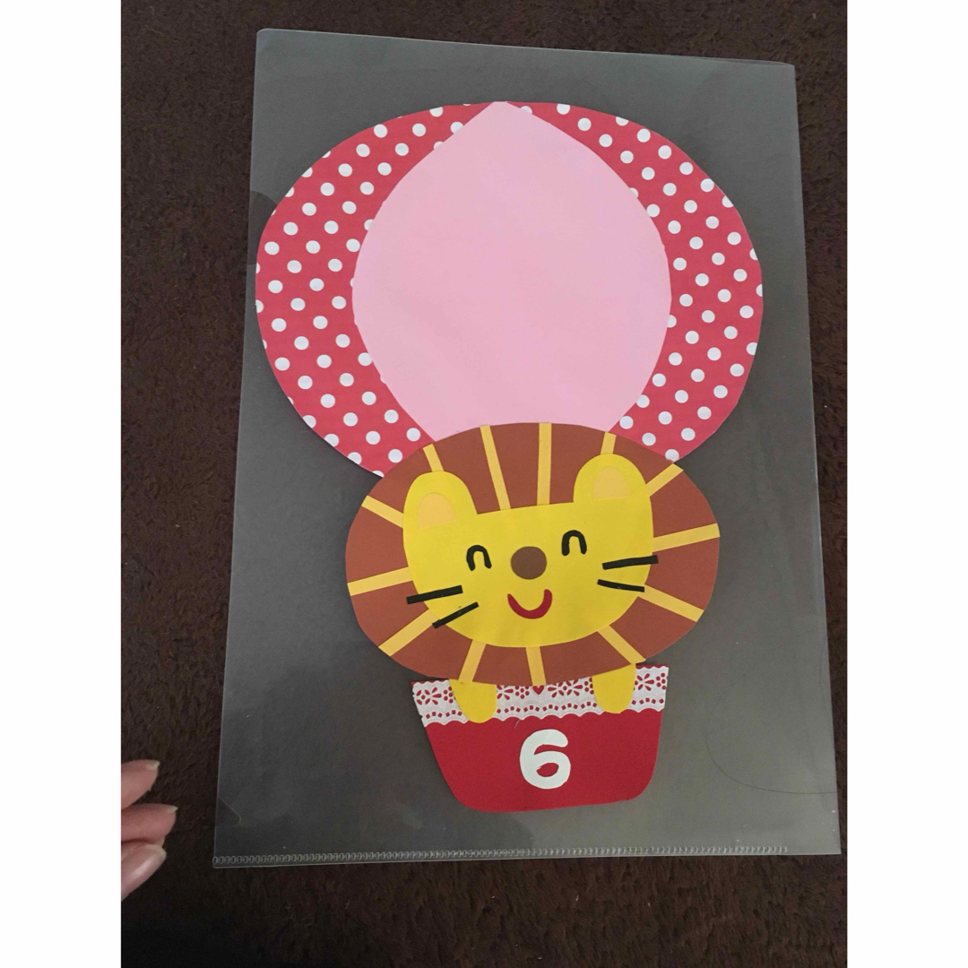 気球誕生日表　誕生日表　オーダー受付 ハンドメイドの素材/材料(型紙/パターン)の商品写真