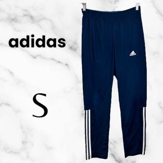 アディダス(adidas)の【adidas】トラックパンツ　ジャージ　ウエストゴム　ライン　ネイビー　S(その他)