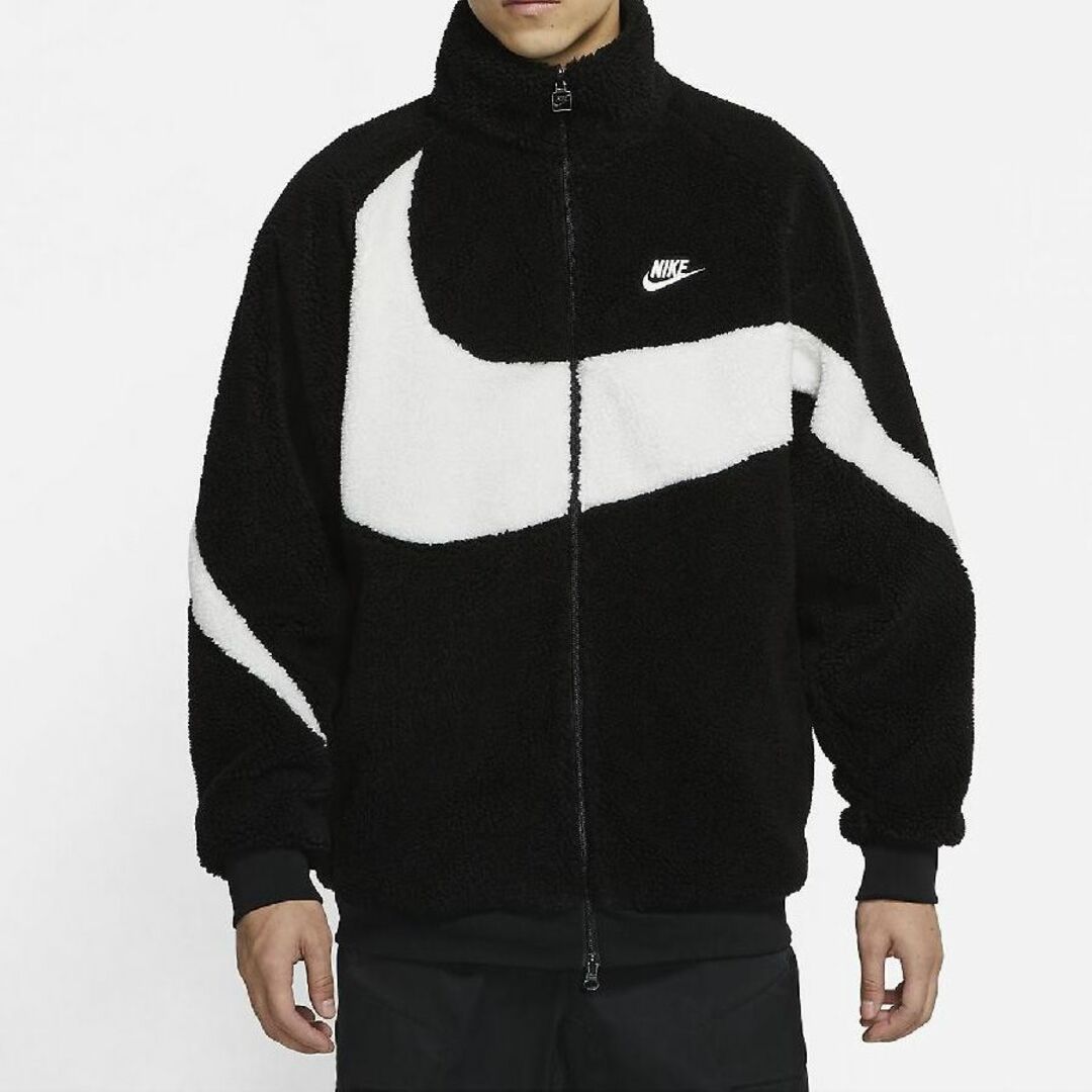 NIKE(ナイキ)の【新品】2XL　NIKE スウッシュ フルジップ リバーシブル ボアジャケット メンズのジャケット/アウター(ブルゾン)の商品写真